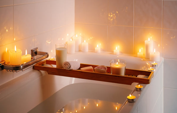 candlelit bath