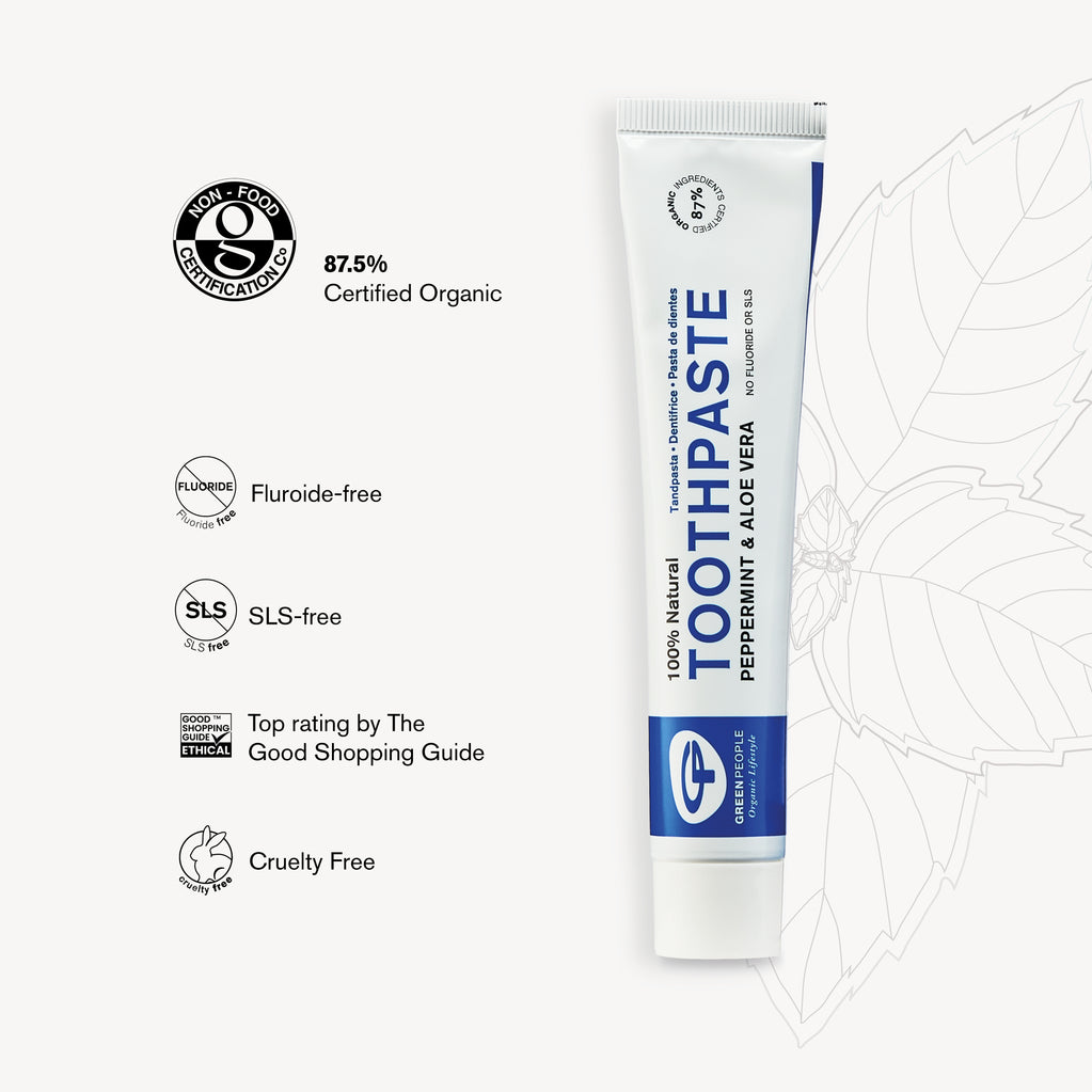 Peppermint & Aloe Vera Toothpaste 50ml