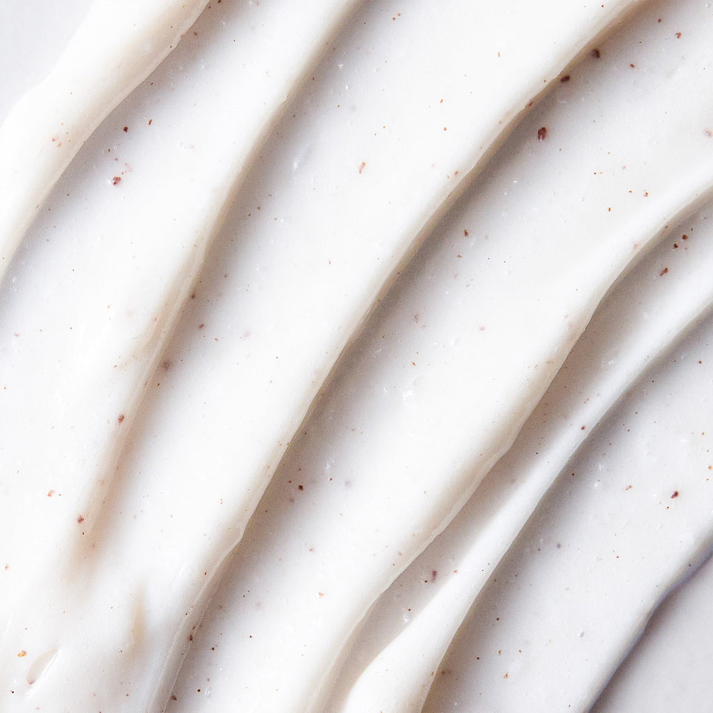 green people fruit scrub exfoliator texture