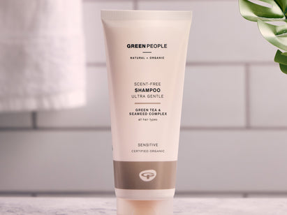 green people scent free shampoo and body wash