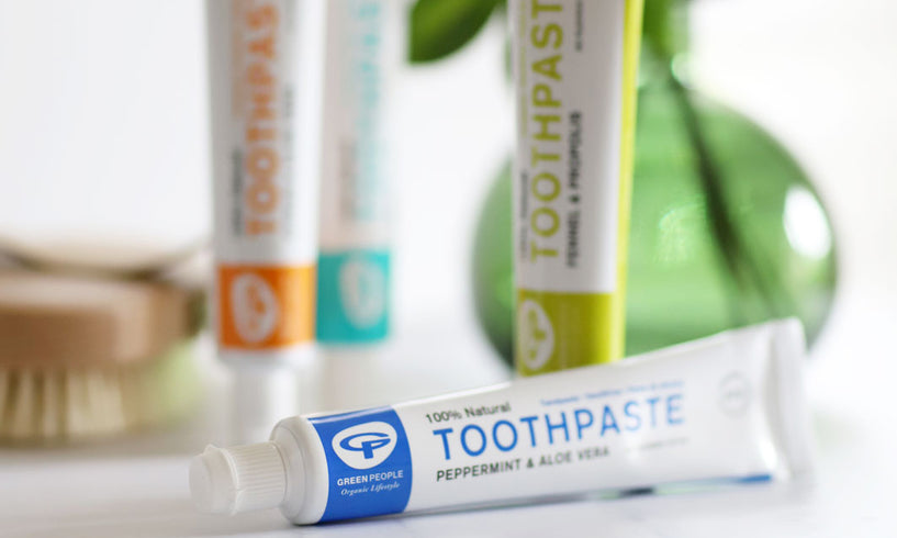 What goes into your organic toothpaste? image